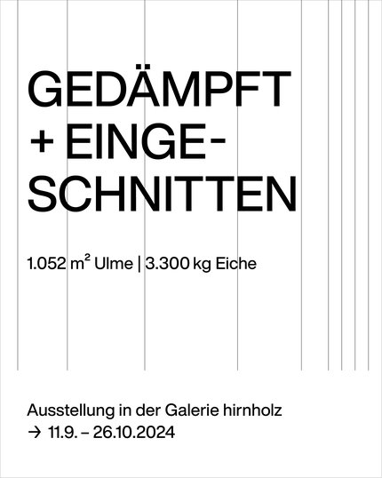 GEDÄMPFT + EINGESCHNITTEN